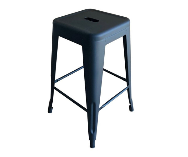 RELIX Σκαμπό Bar H.65cm, Στοιβαζόμενο, Μέταλλο Βαφή Μαύρο Extra Matte RELIX Σκαμπό Bar H.65cm, Στοιβαζόμενο, Μέταλλο Βαφή Μαύρο Extra Matte