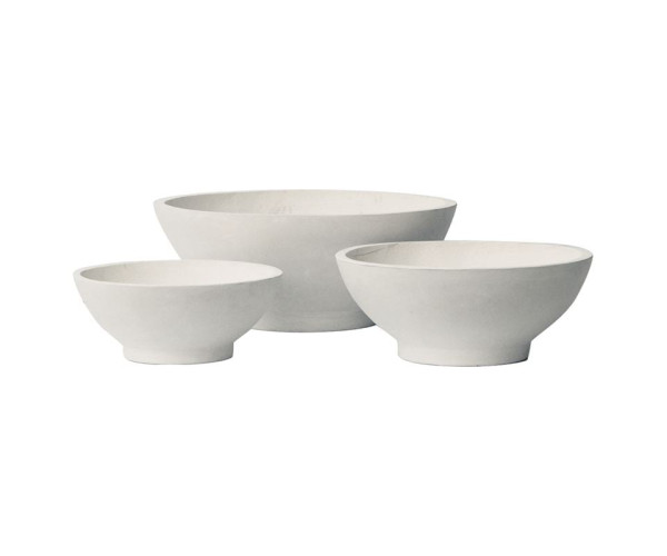 FLOWER POT-9 Set 3 τεμαχίων Απόχρωση Milk White FLOWER POT-9 Set 3 τεμαχίων Απόχρωση Milk White