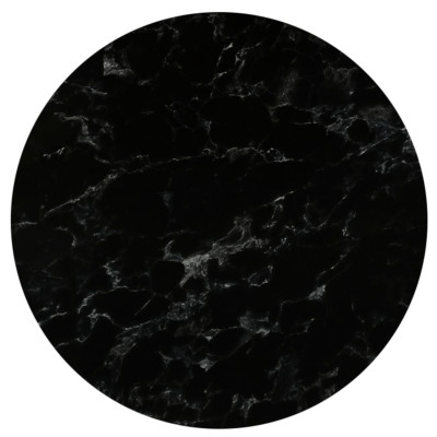 HPL (High Pressure Laminated) Επιφάνεια Τραπεζιού Απόχρωση Black Marble (ΣΕΤ 2 τεμ)