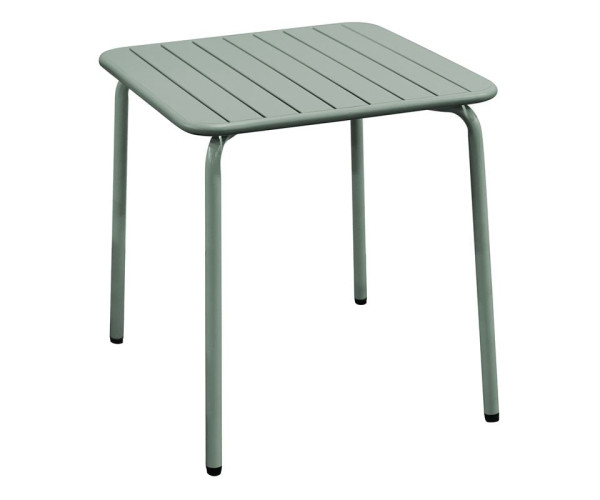BRIO Slat Τραπέζι-Pro Κήπου - Βεράντας, Μέταλλο Βαφή Sandy Green 5635C