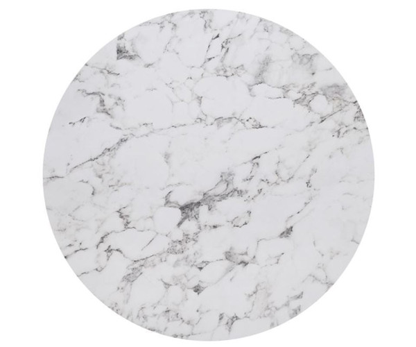 HPL (High Pressure Laminated) Επιφάνεια Τραπεζιού Απόχρωση White Marble, Εξωτερικού χώρου (ΣΕΤ 2 τεμ)