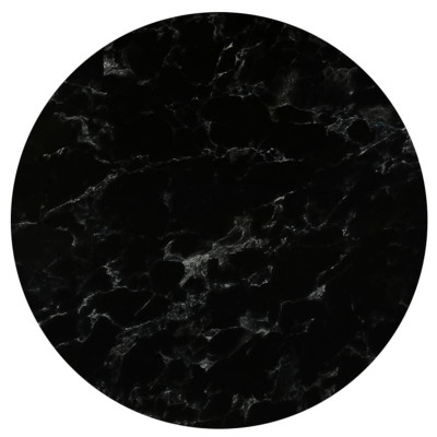 HPL (High Pressure Laminated) Επιφάνεια Τραπεζιού Απόχρωση Black Marble, UV (ΣΕΤ 2 τεμ)