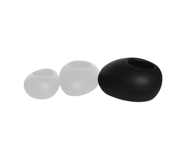 FLOWER POT-ROCK 56x43x29cm, Cement Απόχρωση Black FLOWER POT-ROCK 56x43x29cm, Cement Απόχρωση Black