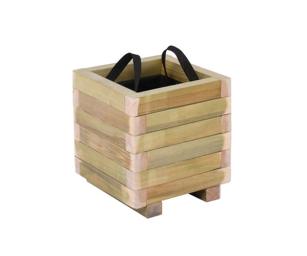FLOWER POT WOOD Γλάστρα, Εμποτισμού Pine, Απόχρωση Φυσικό, 30x30x32cm FLOWER POT WOOD Γλάστρα, Εμποτισμού Pine, Απόχρωση Φυσικό, 30x30x32cm