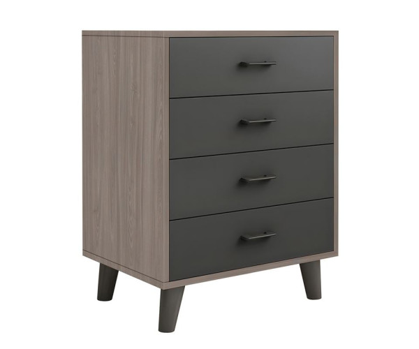 ELIOT Συρταριέρα, με 4 Συρτάρια, Απόχρωση Sonoma Oak-Grey ELIOT Συρταριέρα, με 4 Συρτάρια, Απόχρωση Sonoma Oak-Grey