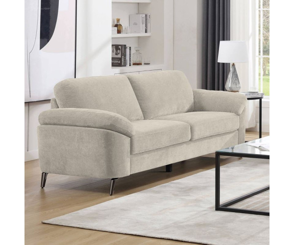 KATRINA Καναπές 3θ - Σαλονιού - Καθιστικού, Ύφασμα Μπεζ, K/D