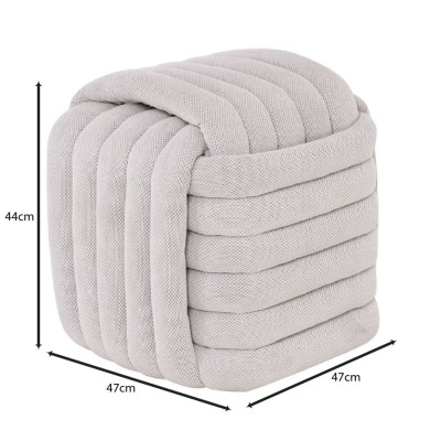 TAB Σκαμπό Βοηθητικό, Ύφασμα Απόχρωση Sandy Grey