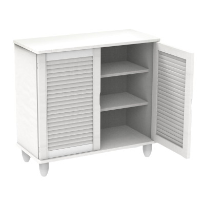 Παπουτσοθήκη 2 Πόρτες Απόχρωση Άσπρο