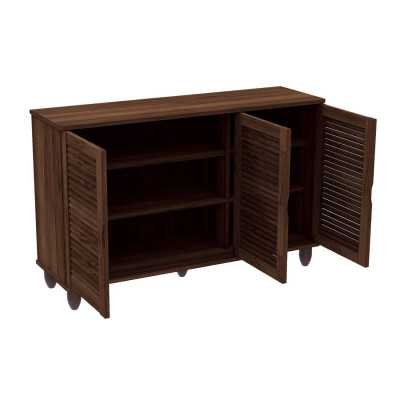 Παπουτσοθήκη 3 Πόρτες Απόχρωση Καρυδί