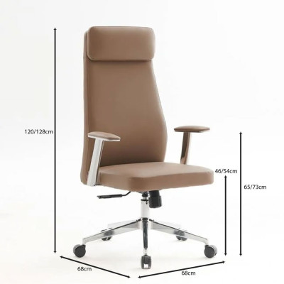 BF8800 Πολυθρόνα Γραφείου Διευθυντή, Pu Cappuccino, Βάση