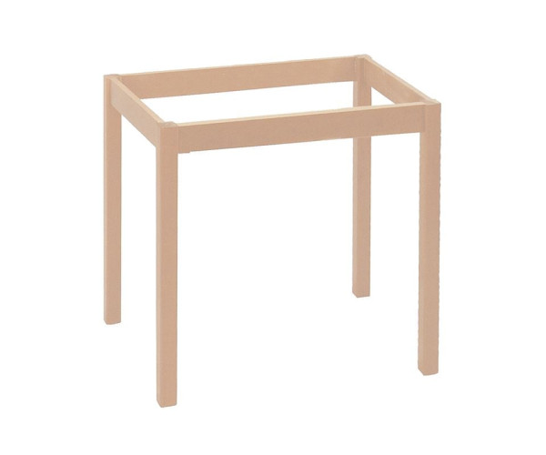 ΚΑΦΕΝΕΙΟΥ Βάση Τραπεζιού Οξιά Λυόμενο για Επιφάνεια 60x60cm, Άβαφο