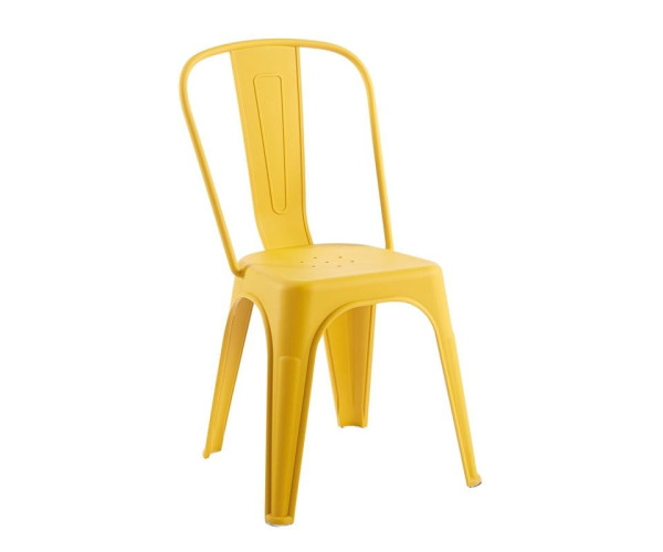 RELIX PP Καρέκλα Στοιβαζόμενη, PP Απόχρωση Κροκί