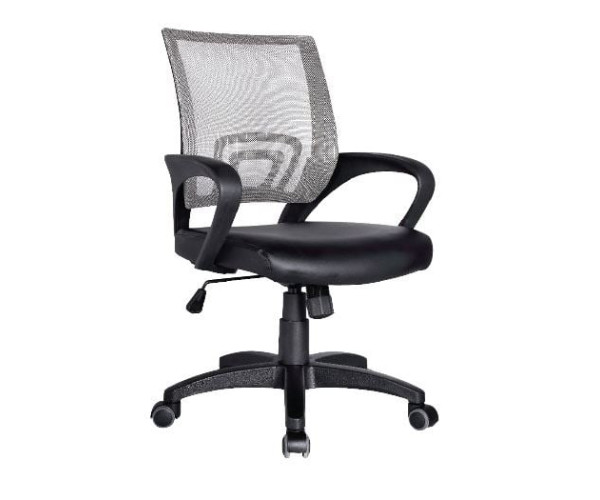 BF2101 Πολυθρόνα-Pro Γραφείου με Ανάκλιση, Γκρι Mesh - Μαύρο PU BF2101 Πολυθρόνα-Pro Γραφείου με Ανάκλιση, Γκρι Mesh - Μαύρο PU