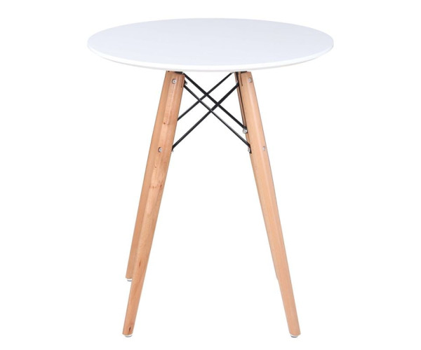 ART Wood Τραπέζι, Πόδια Οξιά Φυσικό, Επιφάνεια MDF Άσπρο ART Wood Τραπέζι, Πόδια Οξιά Φυσικό, Επιφάνεια MDF Άσπρο
