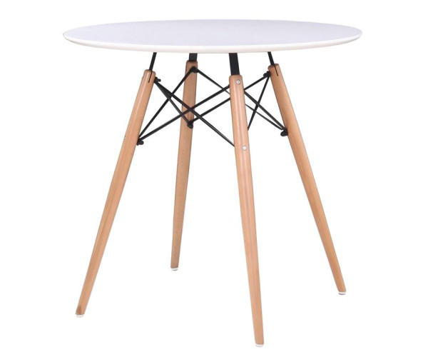 ART Wood Τραπέζι, Πόδια Οξιά Φυσικό, Επιφάνεια MDF Άσπρο ART Wood Τραπέζι, Πόδια Οξιά Φυσικό, Επιφάνεια MDF Άσπρο