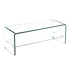 GLASSER Τραπεζάκι Σαλονιού Καθιστικού  Ράφι 12/8mm