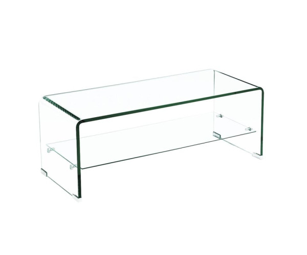 GLASSER Τραπεζάκι Σαλονιού Καθιστικού  Ράφι 12/8mm
