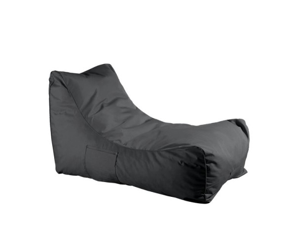 LAZY Πουφ Ανάκλιντρο 100% Αδιάβροχο, Ύφασμα Ανθρακί