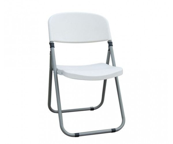 FOSTER Καρέκλα Πτυσσόμενη PP Άσπρο (ΣΕΤ 6 τεμ)