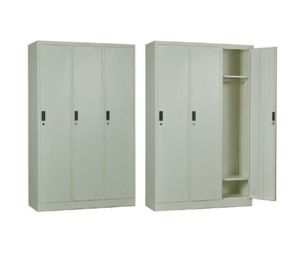 LOCKER 3 Θέσεων Ερμάριο - Ανά θέση: 3 Ράφια, Θέσεις για Κρεμάστρες, Μέταλλο Βαφή Άσπρο LOCKER 3 Θέσεων Ερμάριο - Ανά θέση: 3 Ράφια, Θέσεις για Κρεμάστρες, Μέταλλο Βαφή Άσπρο