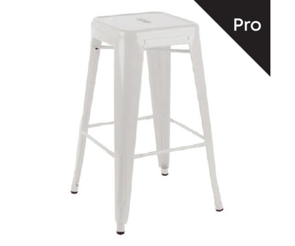 RELIX Σκαμπό Bar-Pro H.67cm, Στοιβαζόμενο, Μέταλλο Βαφή Άσπρο RELIX Σκαμπό Bar-Pro H.67cm, Στοιβαζόμενο, Μέταλλο Βαφή Άσπρο