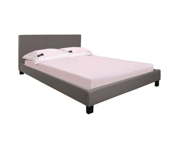 WILTON Κρεβάτι Διπλό για στρώμα 160x200cm, PU Απόχρωση Cappuccino WILTON Κρεβάτι Διπλό για στρώμα 160x200cm, PU Απόχρωση Cappuccino