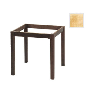 ΚΑΦΕΝΕΙΟΥ Βάση Τραπεζιού Οξιά Λυόμενη για Επιφάνεια 80x80cm, Άβαφη