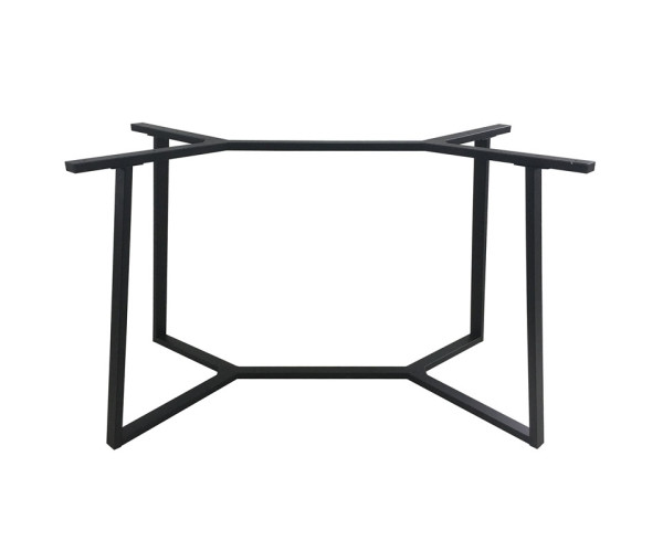 BISTRO 110X60X72εκ. ΜΑΚΡ/ΝΗ ΒΑΣΗ ΜΕΤΑΛΛΙΚΗ ΜΕ ΡΕΓ/ΡΟΥΣ ΜΑΥΡΗ 08.0164