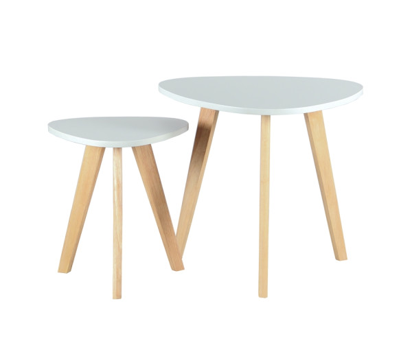 MOLY ΣΕΤ 2τμχ.ΤΡΑΠΕΖΙ ΣΑΛΟΝΙΟΥ 60X60X55 & 40X40X45εκ. 09.0615
