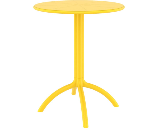 OCTOPUS Φ60Χ75εκ.YELLOW ΤΡΑΠΕΖΙ ΠΟΛ/ΝΙΟΥ 20.0172