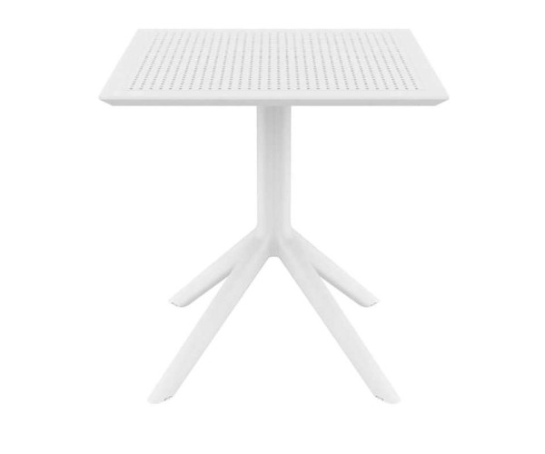 SKY WHITE 70X70X74εκ. ΤΡΑΠΕΖΙ ΠΟΛ/ΝΙΟΥ 20.0252