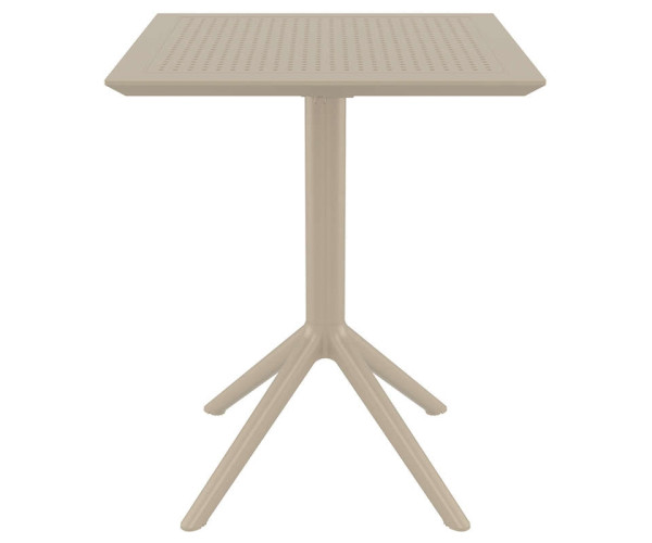 SKY TAUPE 60Χ60X74εκ. ΤΡΑΠΕΖΙ ΠΤΥΣ/ΝΟ ΠΟΛ/ΝΙΟΥ 20.0281