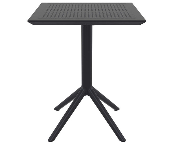SKY BLACK 60Χ60X74εκ. ΤΡΑΠΕΖΙ ΠΤΥΣ/ΝΟ ΠΟΛ/ΝΙΟΥ 20.0283