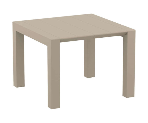 VEGAS TAUPE 100X100/140Χ75εκ. ΕΠΕΚΤ.ΤΡΑΠΕΖΙ ΠΟΛ/ΝΙΟΥ 20.0573