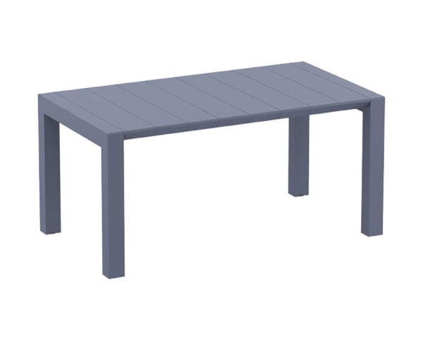 VEGAS DARK GREY 100X180/220Χ75εκ. ΕΠΕΚΤ.ΤΡΑΠΕΖΙ ΠΟΛ/ΝΙΟΥ 20.0577