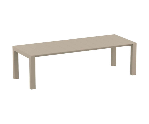 VEGAS TAUPE 100X260/300Χ75εκ. ΕΠΕΚΤ.ΤΡΑΠΕΖΙ ΠΟΛ/ΝΙΟΥ 20.0578