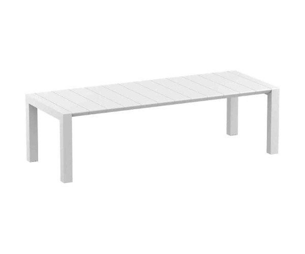 VEGAS WHITE 100X260/300Χ75εκ. ΕΠΕΚΤ.ΤΡΑΠΕΖΙ ΠΟΛ/ΝΙΟΥ 20.0579
