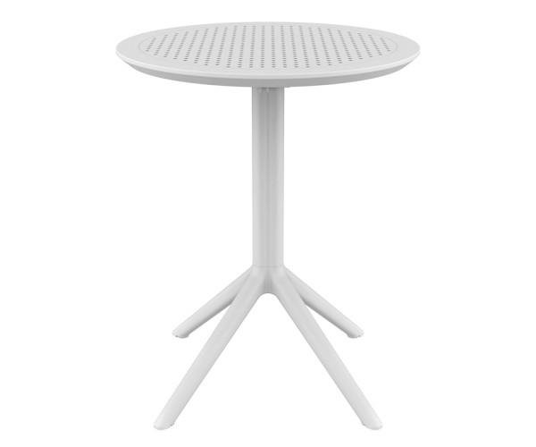 SKY WHITE Φ60X74εκ. ΤΡΑΠΕΖΙ ΠΤΥΣ/ΝΟ ΠΟΛ/ΝΙΟΥ 20.0726