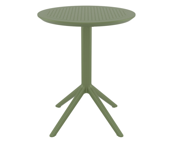 SKY OLIVE GREEN Φ60X74εκ. ΤΡΑΠΕΖΙ ΠΤΥΣ/ΝΟ ΠΟΛ/ΝΙΟΥ 20.0730