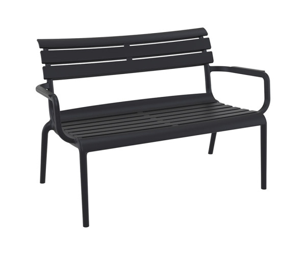 PARIS ΚΑΝΑΠΕΣ BLACK 116X70X75εκ. ΠΟΛ/ΝΙΟΥ 20.0856