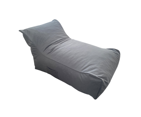 DEREK ΠΟΥΦ GREY ΥΦΑΣΜΑ 70X107X64εκ. 34.0040