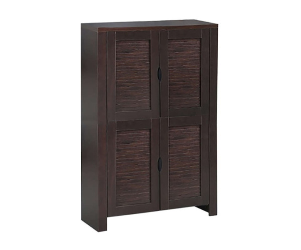 ΠΑΠΟΥΤΣΟΘΗΚΗ 80Χ32Χ127εκ. WENGE/4 ΠΟΡΤΕΣ/4 ΡΑΦΙΑ 39.0026