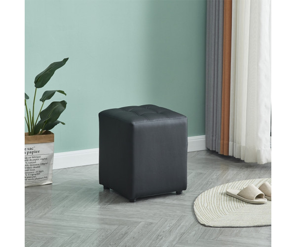 CUBE BLACK PU ΣΚΑΜΠΟ 35X35X42εκ. 40.0120