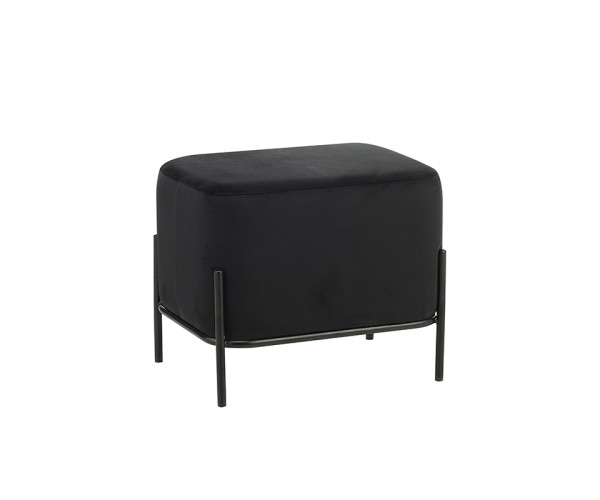 BELLA/L ΣΚΑΜΠΟ BLACK VELVET ΥΦΑΣΜΑ 48X37Χ39εκ. 40.0147