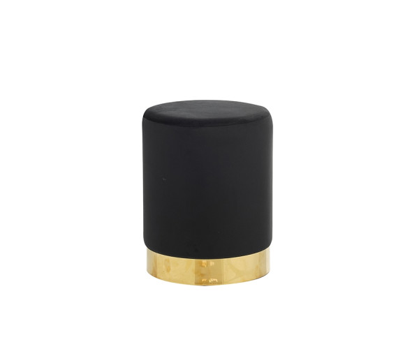LINDA/S ΣΚΑΜΠΟ BLACK VELVET ΥΦΑΣΜΑ Φ.34Χ42εκ. 40.0153