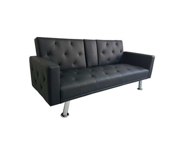 REST/ARMS BLACK PU ΚΑΝΑΠΕΣ-ΚΡΕΒΑΤΙ 188X88εκ. 40.0205
