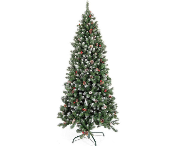 104 ΔΕΝΔΡΟ BERRY SNOWY PVC ΥΨΟΣ 2,40m - 1017 ΚΛΑΔΙΑ - Φ93cm