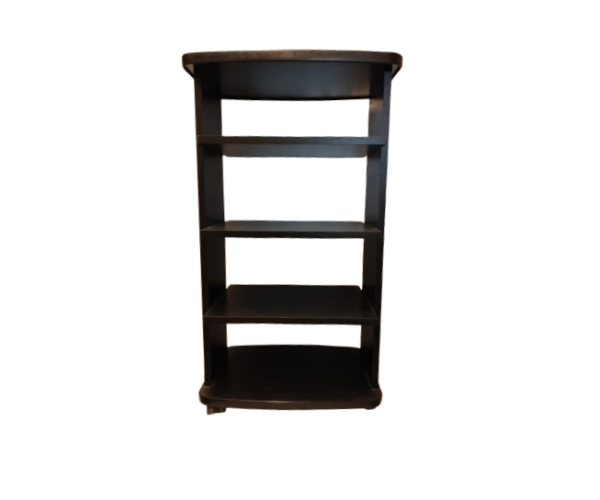 BLAK επιπλο τηλεόρασης με mdf σε μαύρο χρώμα 50x35x90h